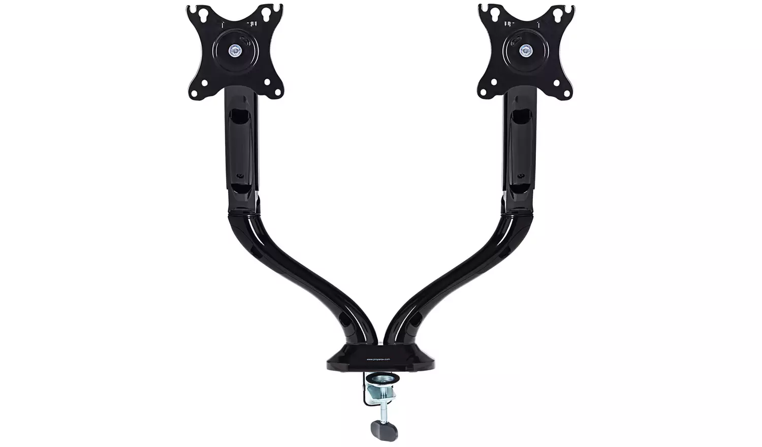 ProperAV Dual Swing Arm Monitor Mount Gas Spring 17-32 Inch