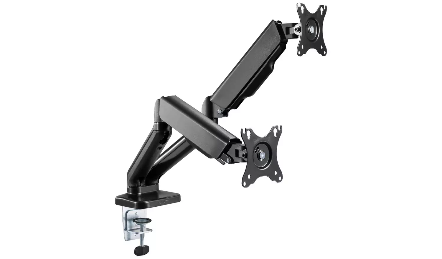 ProperAV Dual Swing Arm Monitor Mount Gas Spring 17-32 Inch