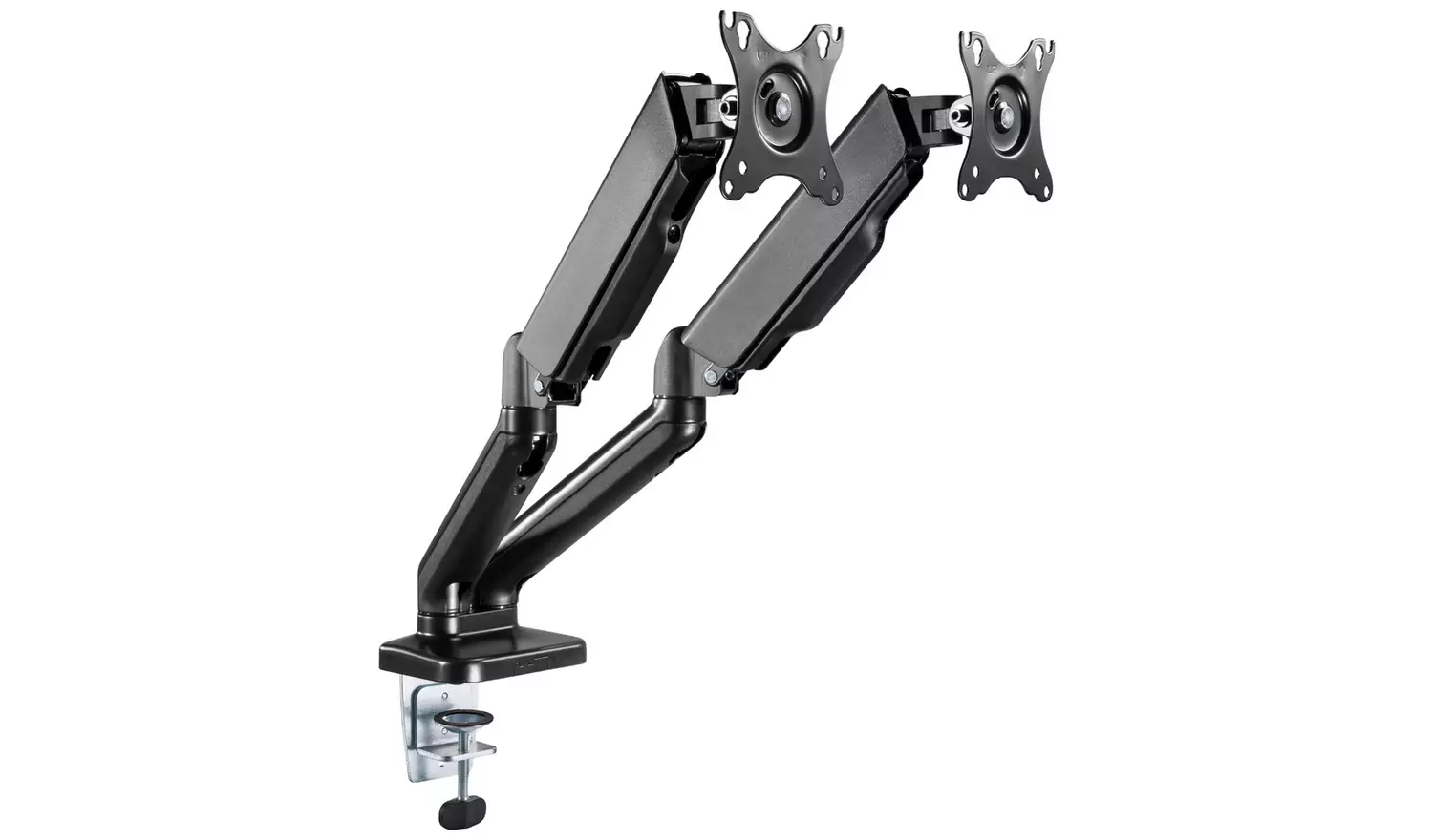 ProperAV Dual Swing Arm Monitor Mount Gas Spring 17-32 Inch