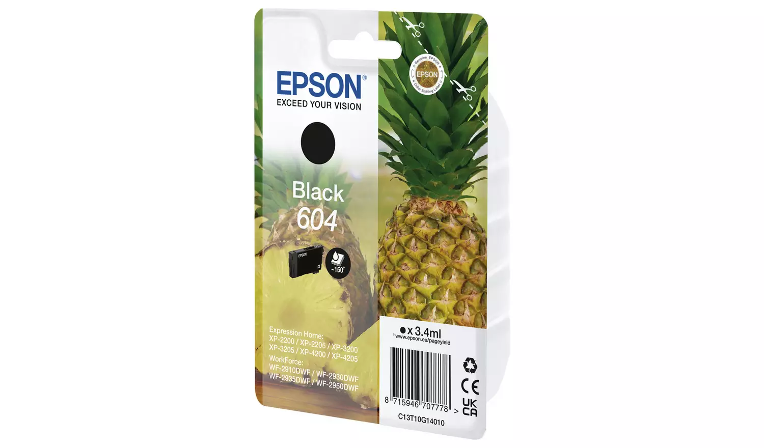 Epson 604 Pineapple Ink Cartridge - Black