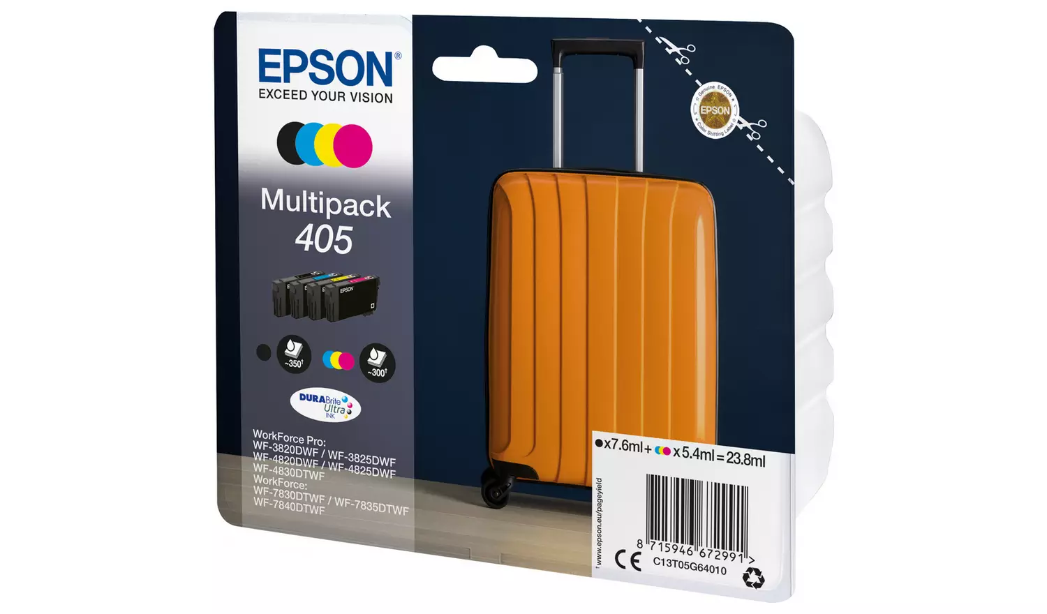 Epson 405 DURABrite Ultra Ink - Black & Colour