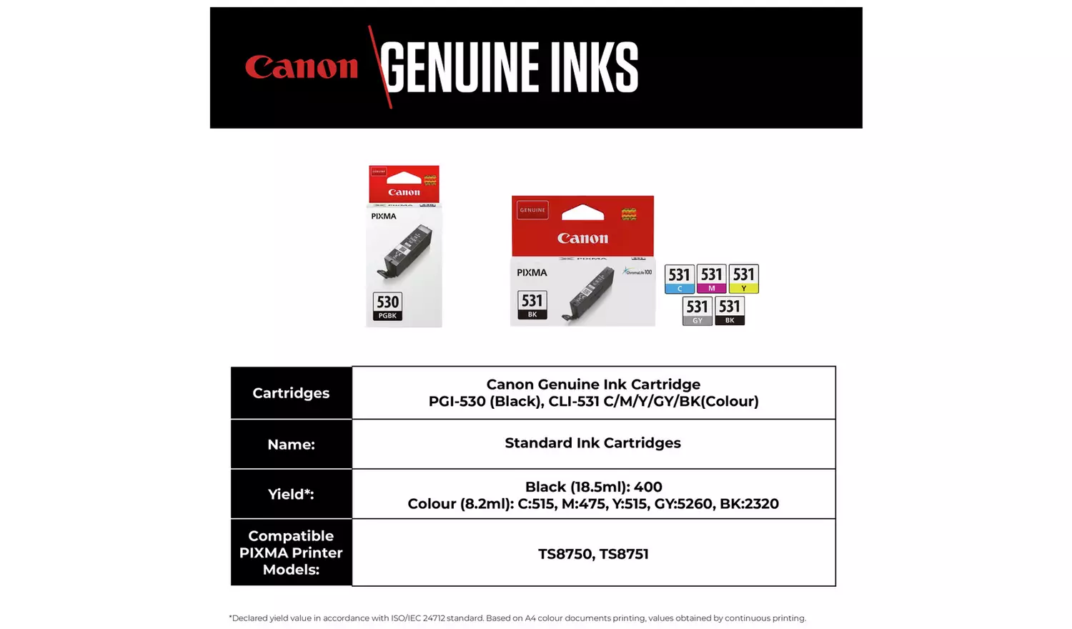 Canon CLI-531 Ink Cartridge - Magenta