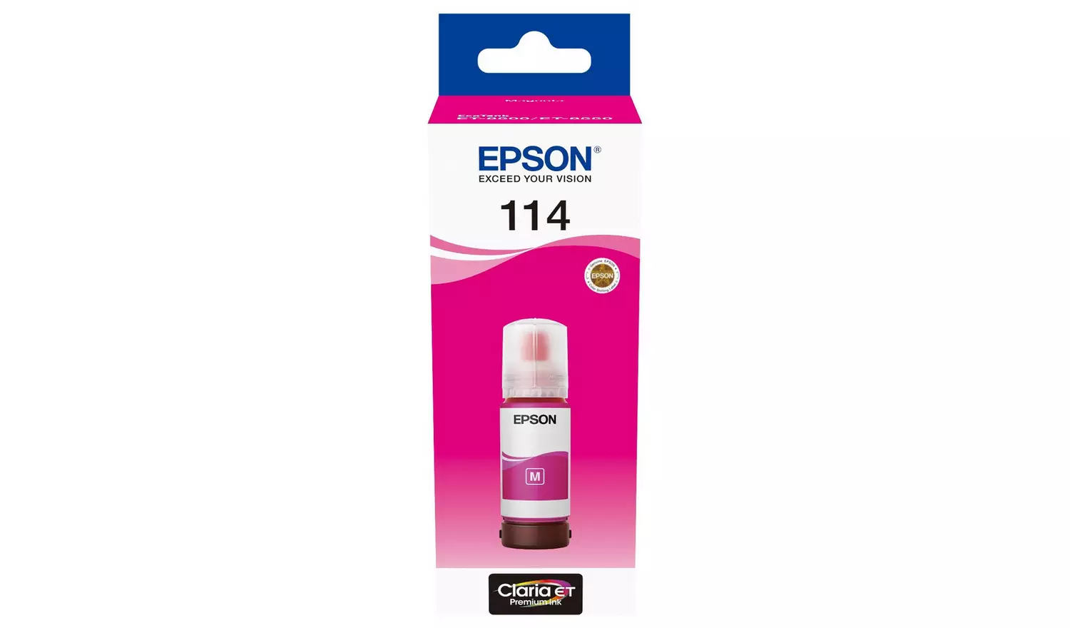 Epson 114 EcoTank Ink Bottle Refill - Magneta