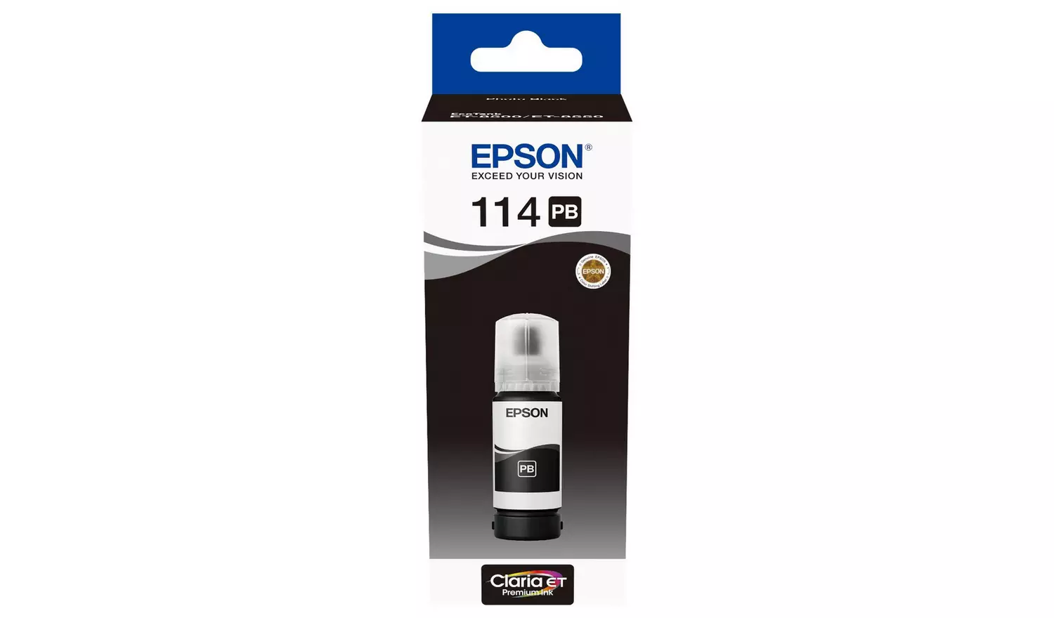 Epson 114 EcoTank Ink Bottle Refill - Photo Black