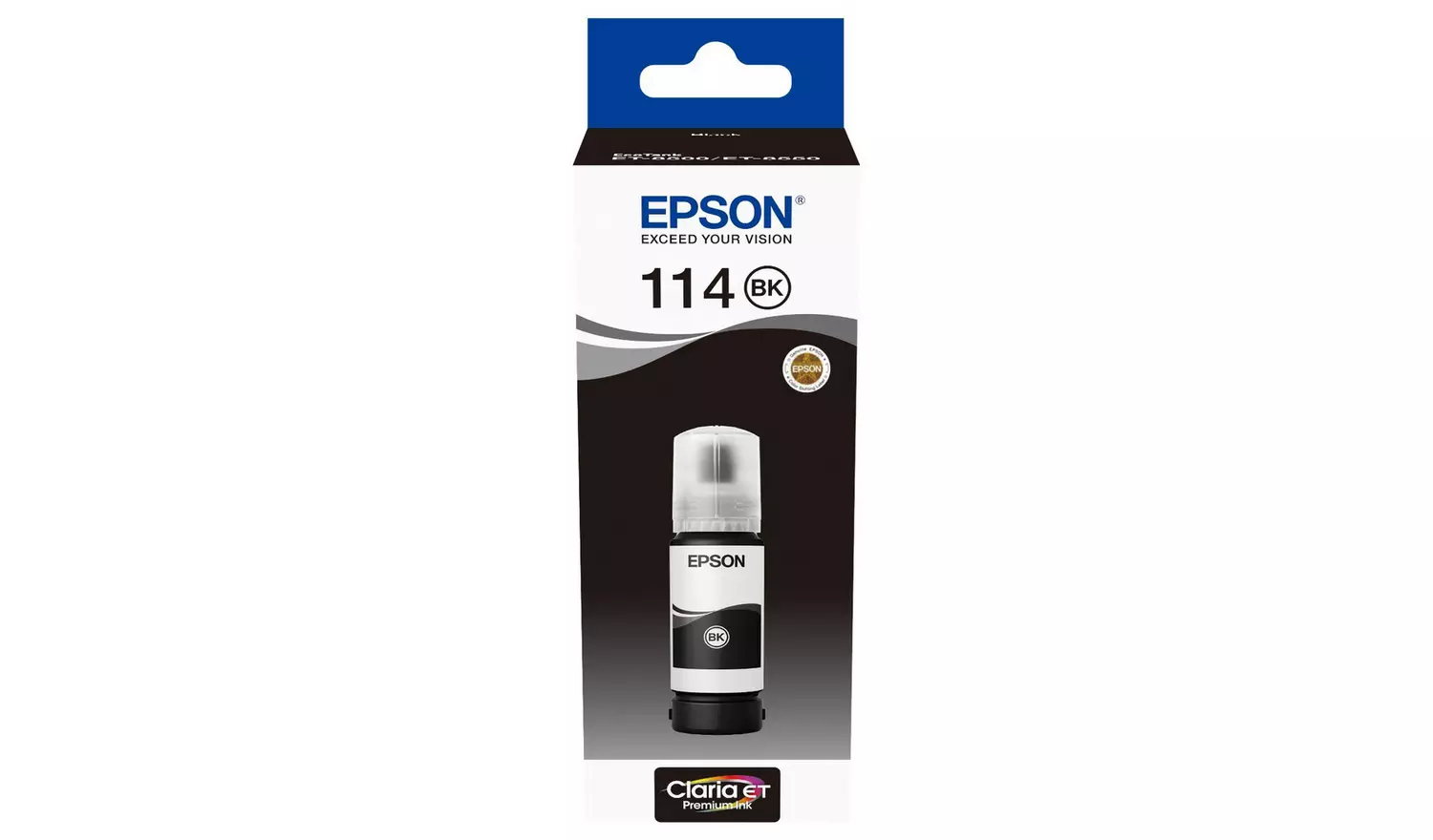 Epson 114 EcoTank Ink Bottle Refill - Pigment Black