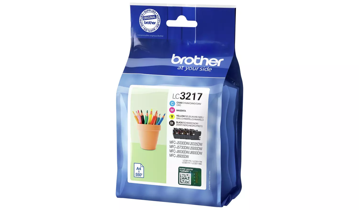 Brother LC3217VAL Ink Cartridges - Black & Colour