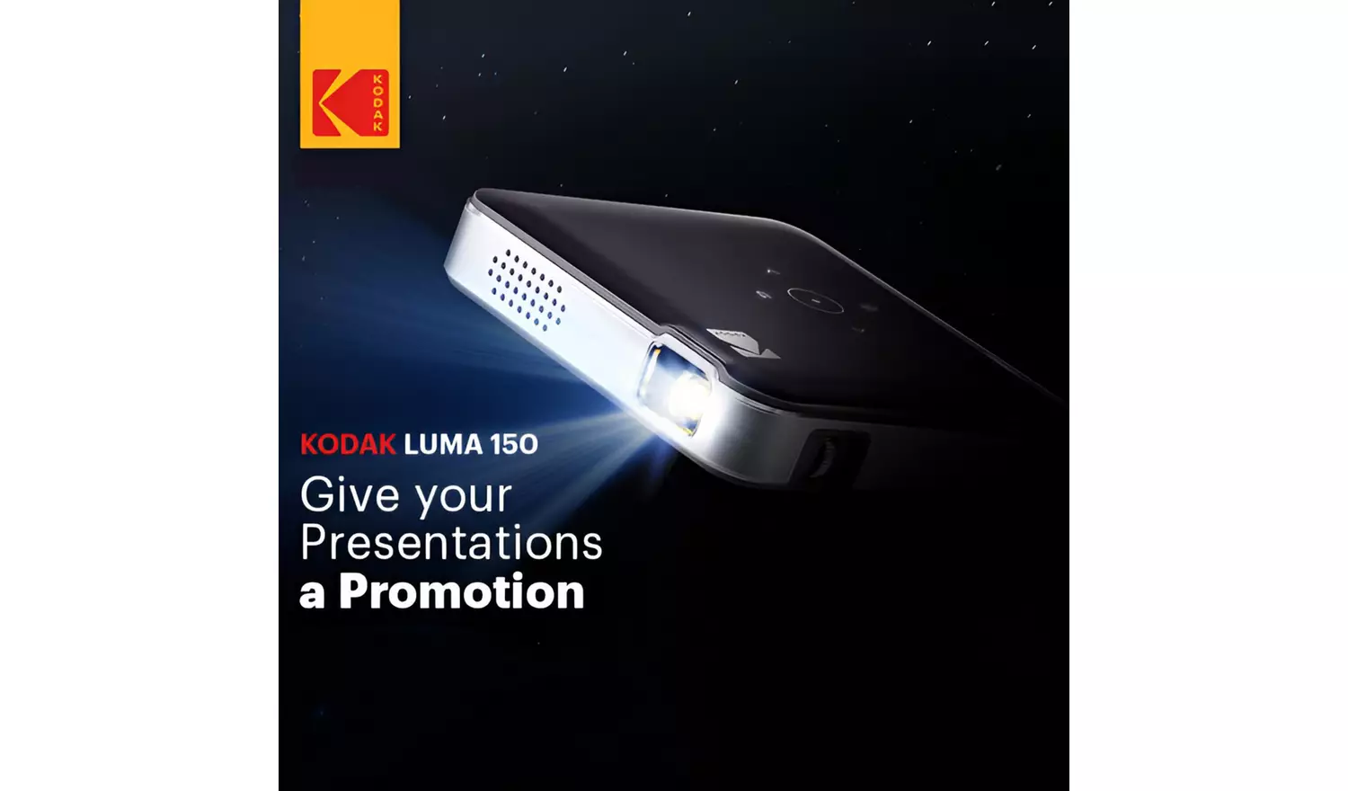 Kodak Luma 150 Portable Wireless Projector - Black