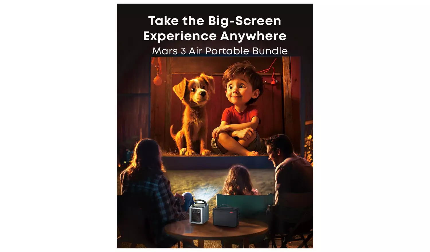 Nebula Mars 3 Air Portable Projector with Case