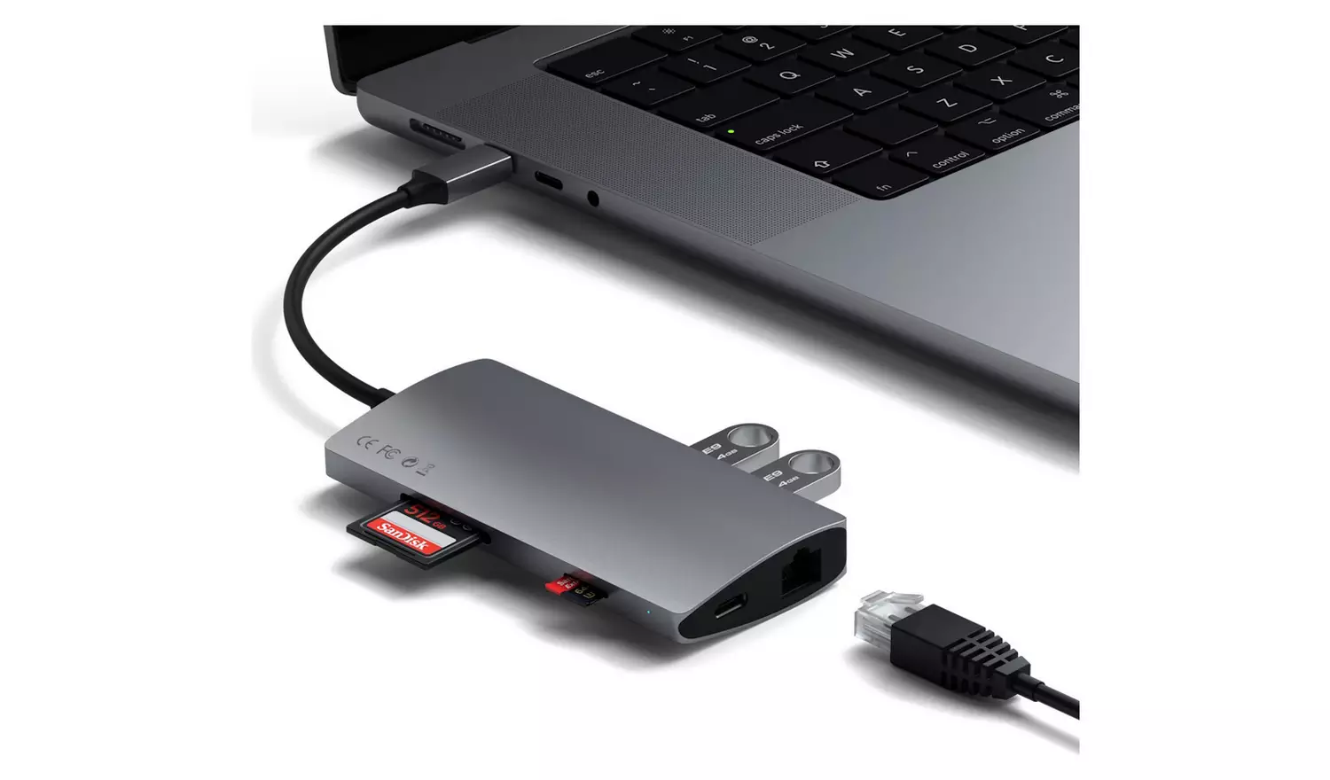 SATECHI 4K V2 8 Port USB Hub
