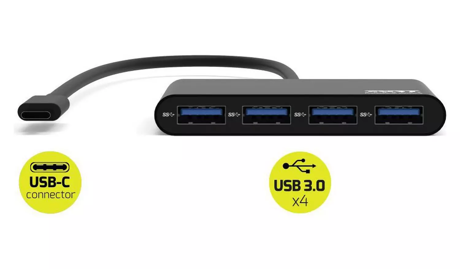 Port Connect 4 Port USB-C Hub