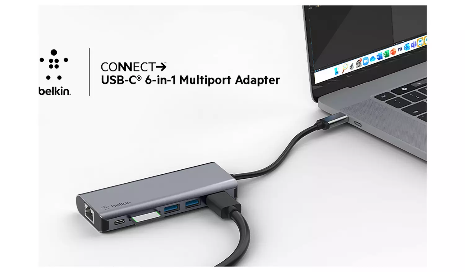 Belkin USB-C 6-in-1 Multiport Adapter