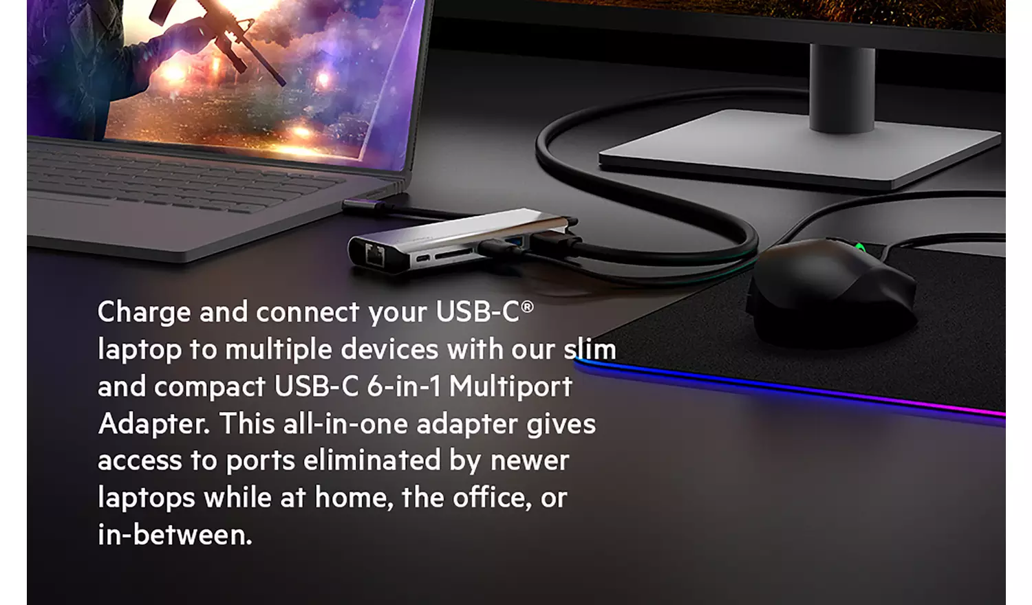 Belkin USB-C 6-in-1 Multiport Adapter