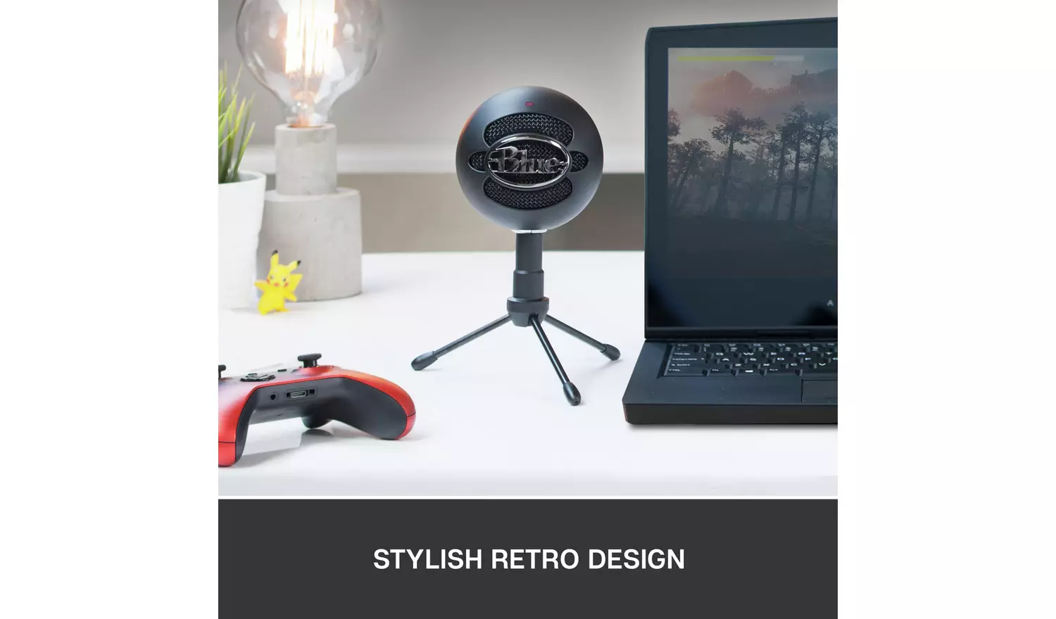 Blue Snowball iCE USB PC Streaming Gaming Microphone - Black