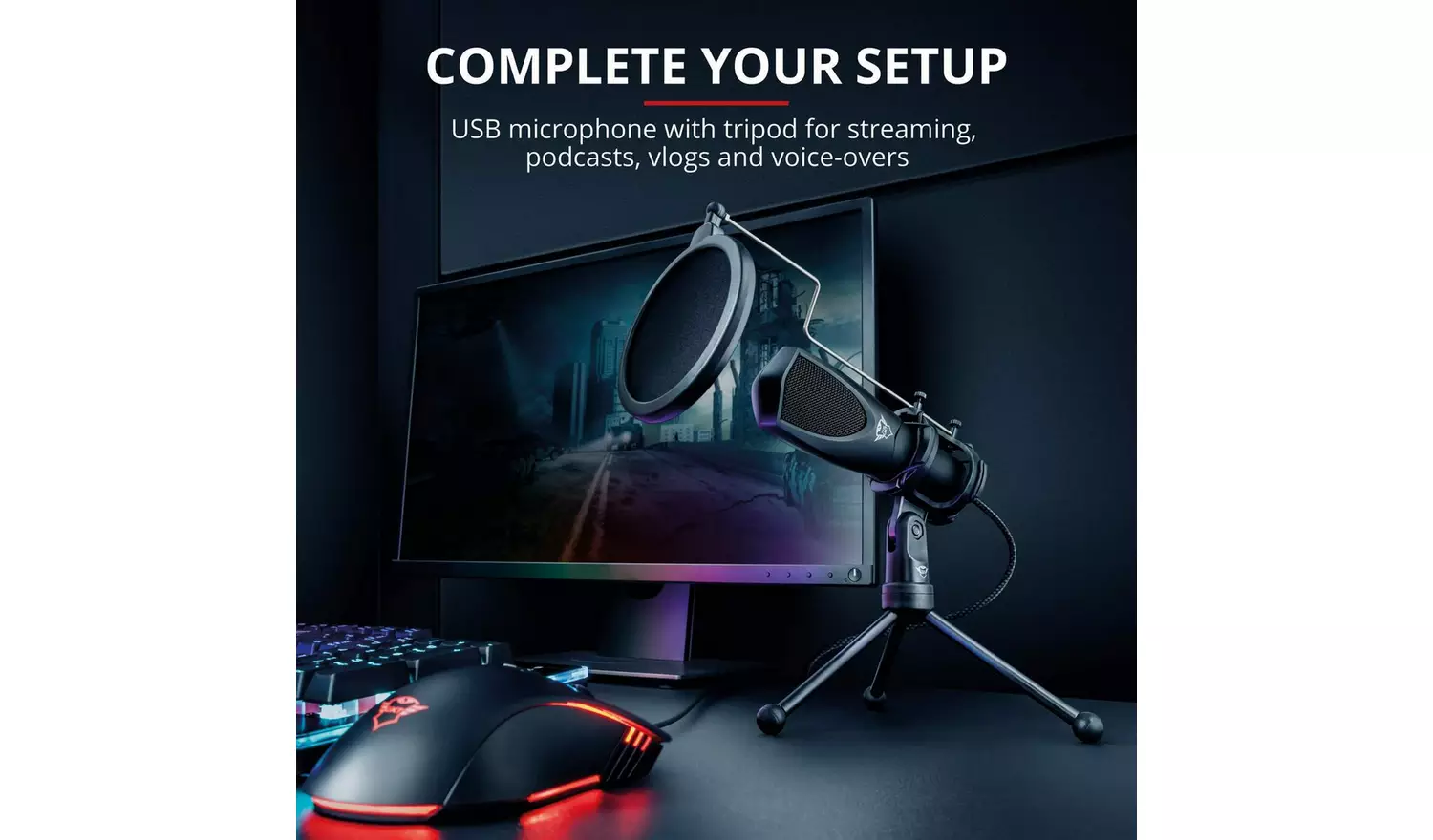 Trust GXT 232 Mantis Streaming Microphone