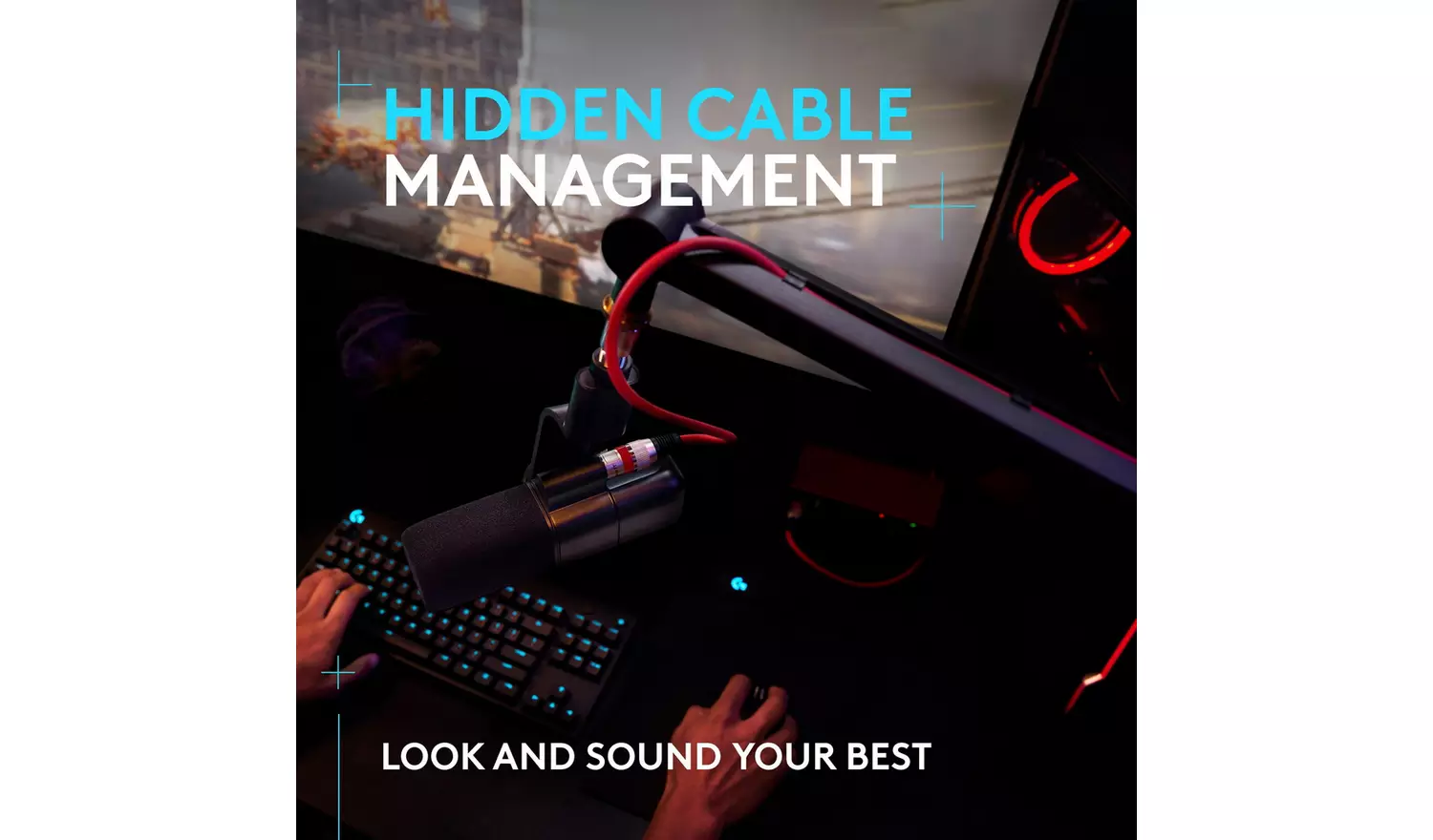 Logitech G Compass Premium Broadcast Boom Microphone Arm