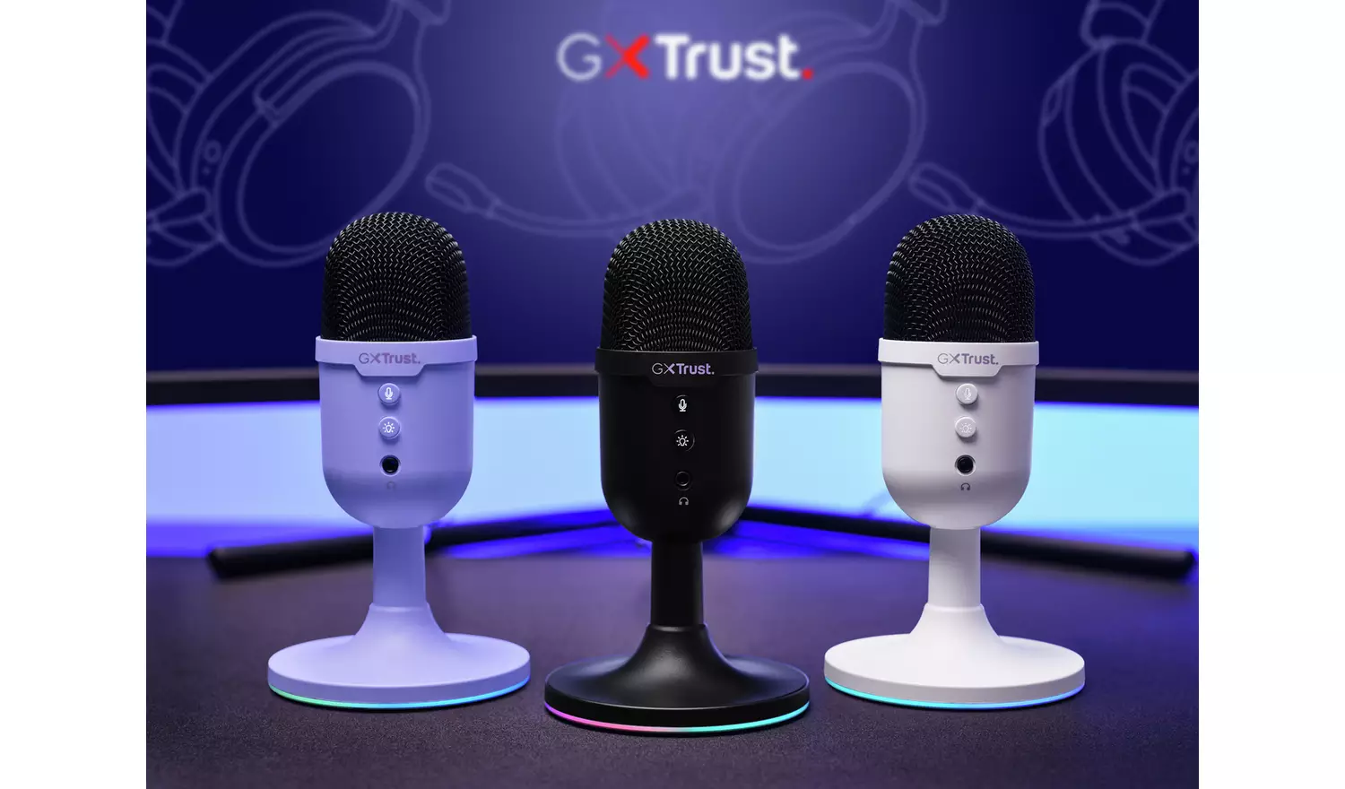 Trust GXT234 Yunix USB Gaming Microphone - Black