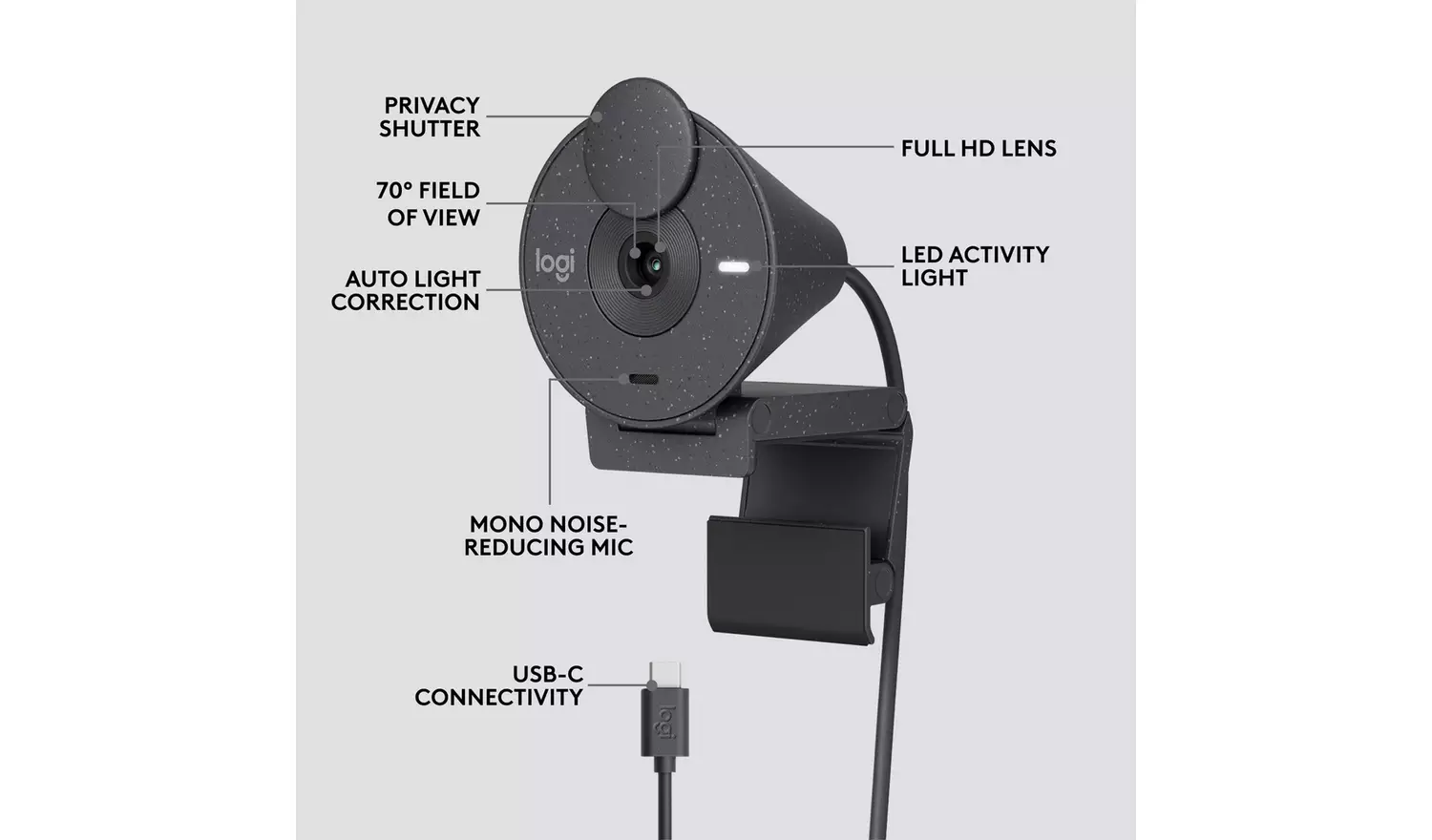 Logitech Brio 300 Webcam