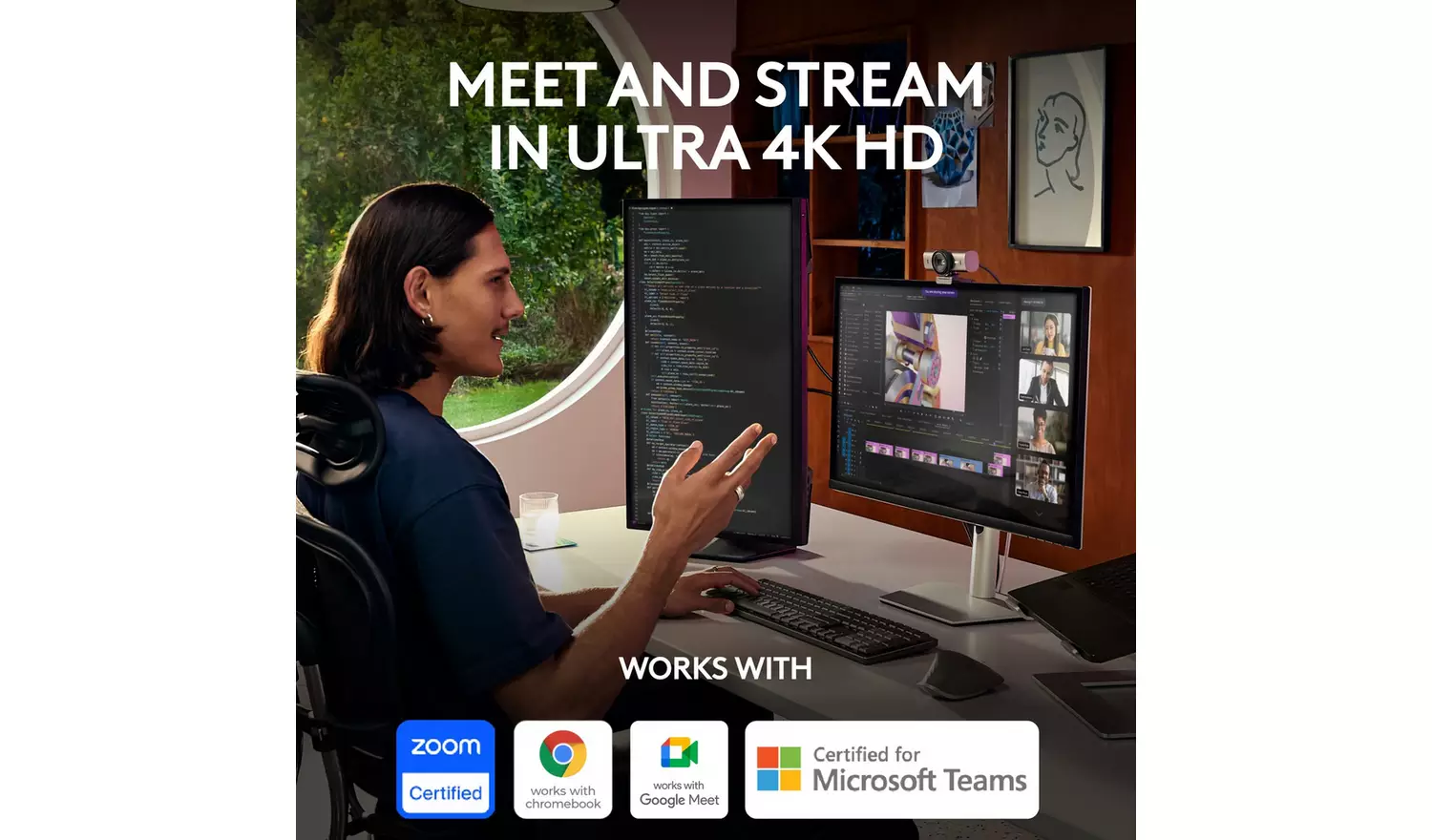 Logitech MX Brio 4K UHD Webcam