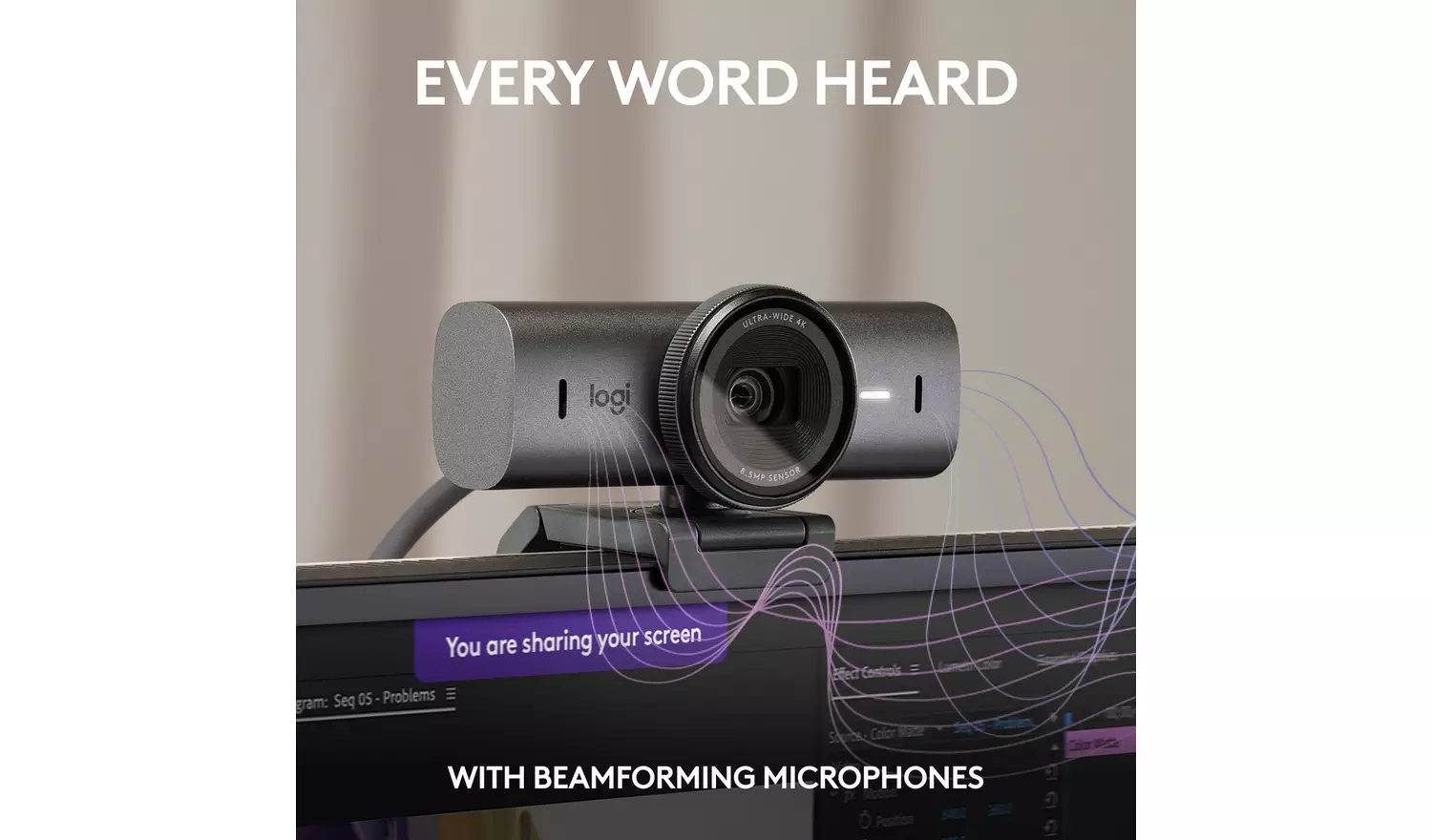 Logitech MX Brio 4K UHD Webcam
