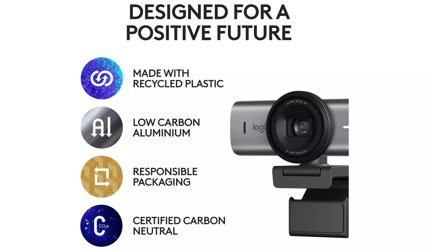 Logitech MX Brio 4K UHD Webcam