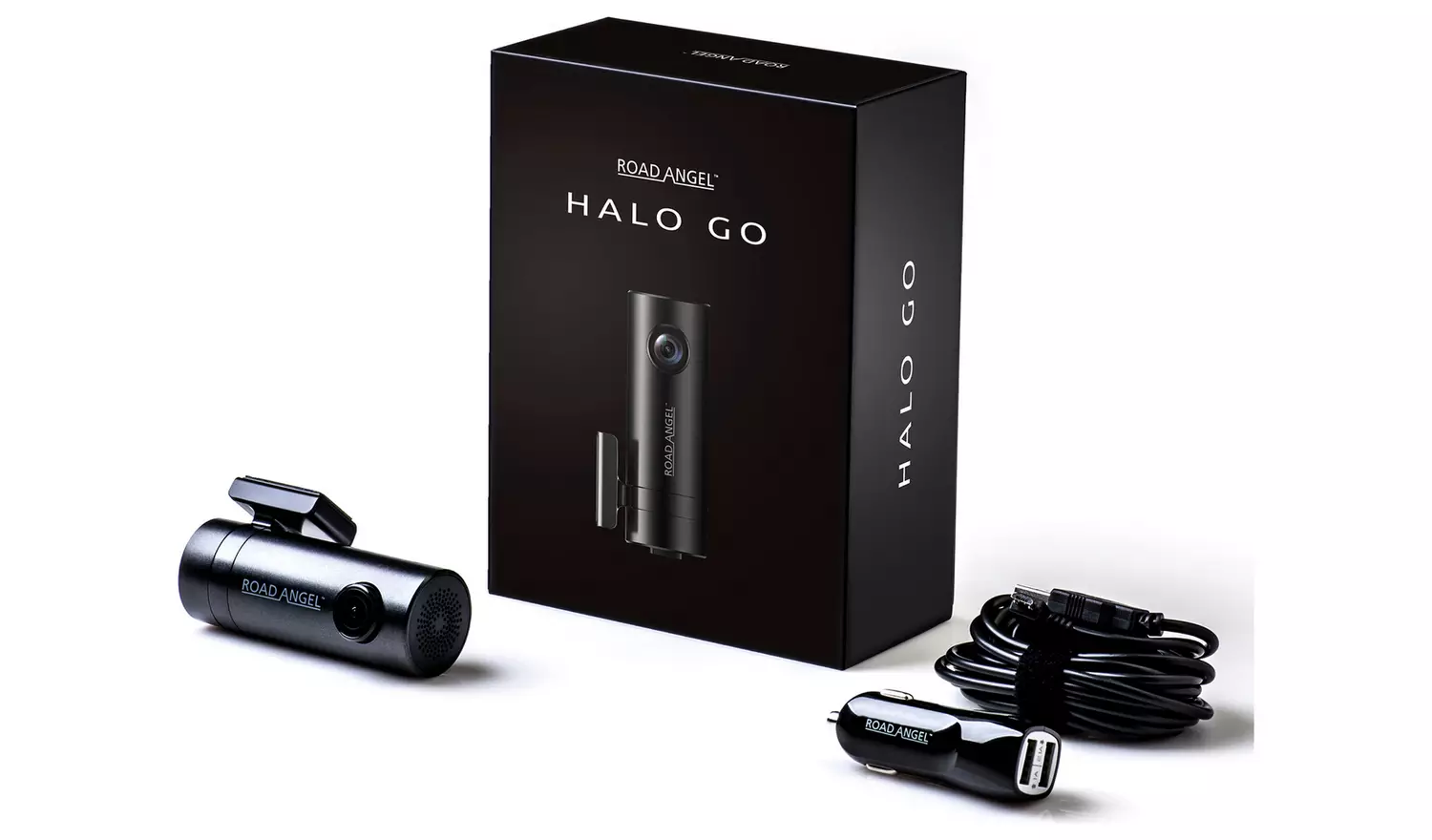 Road Angel Halo Go Front Dash Cam and SD Card