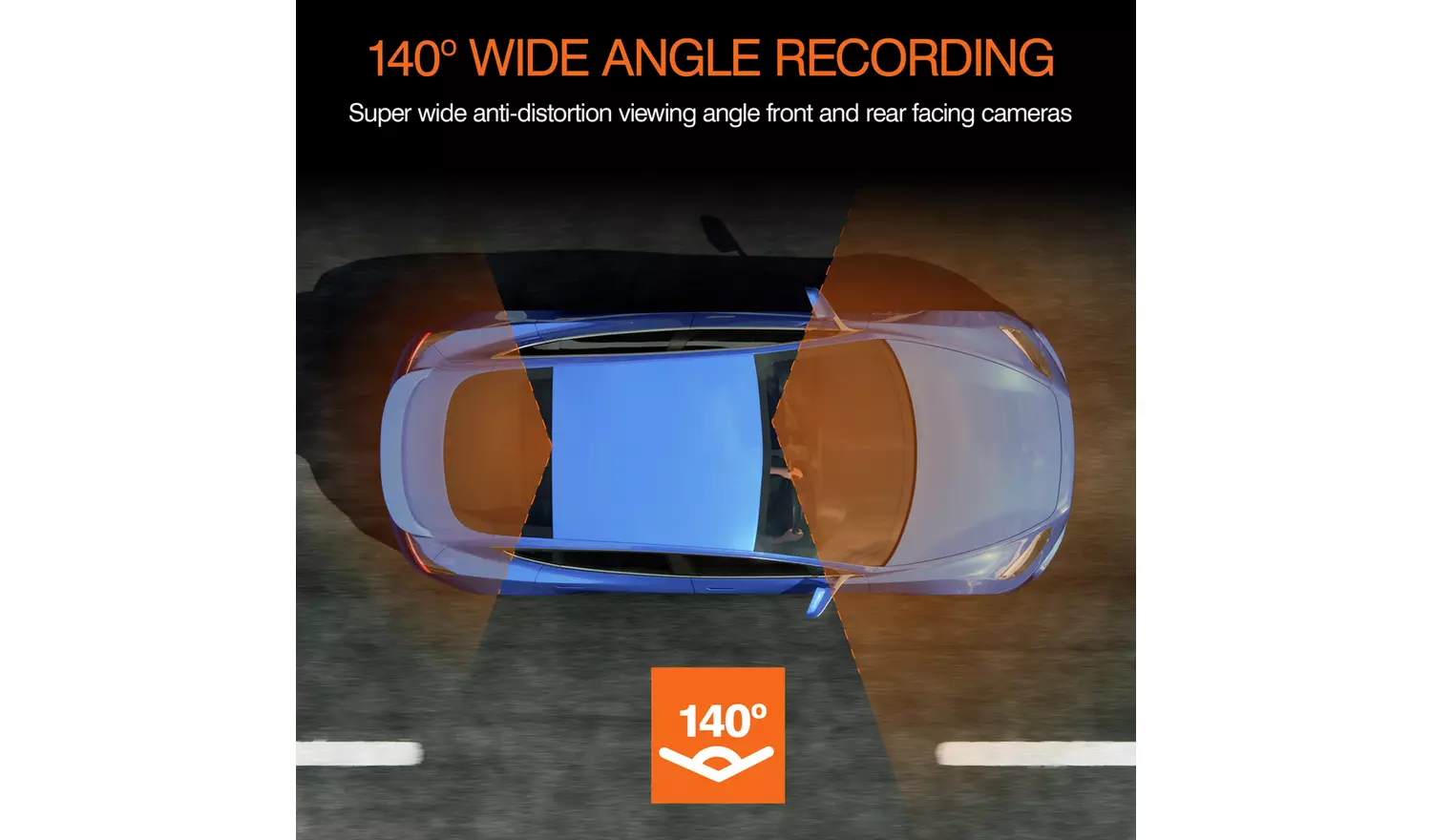 Road Angel Halo Pro Front/Rear Dash Cam