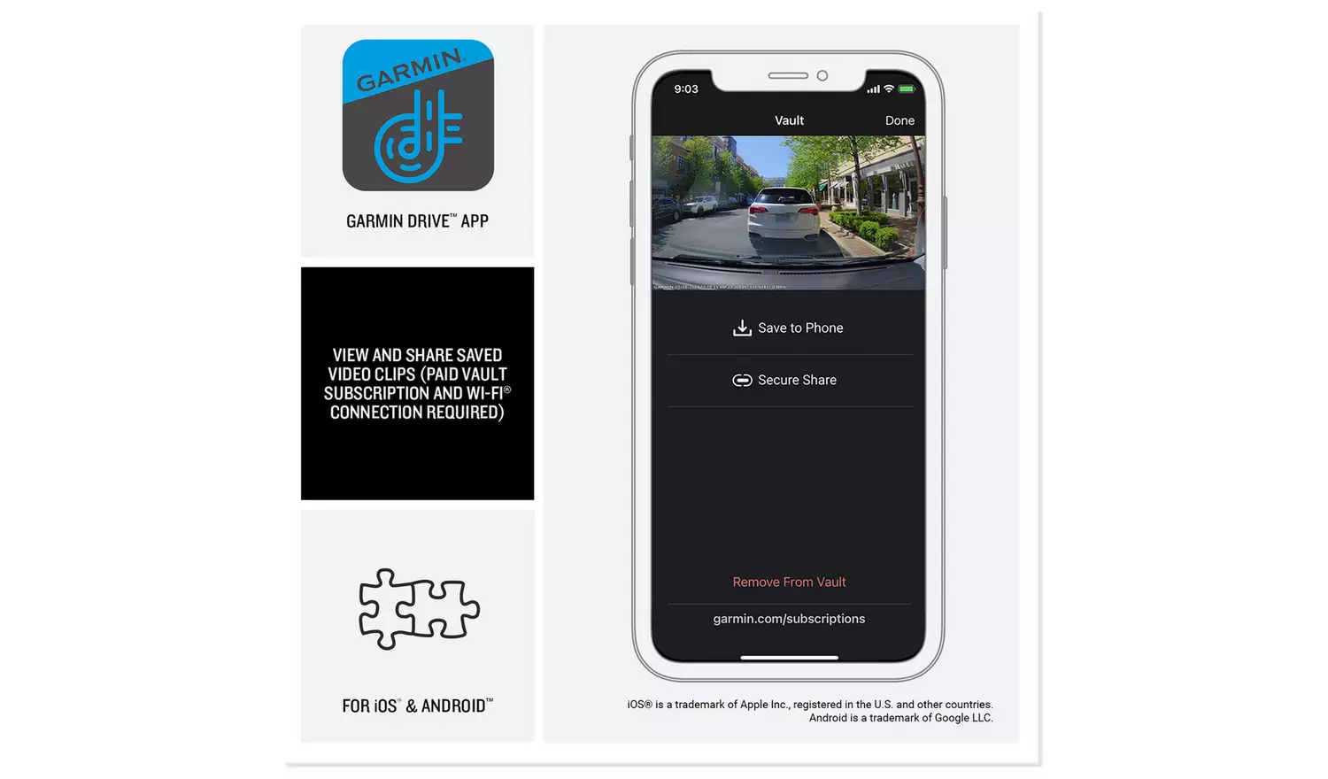 Garmin 1440p HD X210 Dash Cam