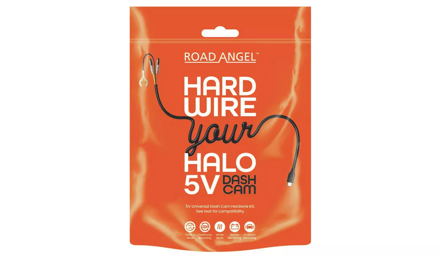 Road Angel Hard Wire Kit for Road Angel Ultra,Drive2 & View2