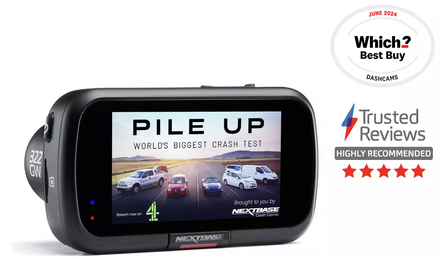 Nextbase 322GW 1080p Full HD Dash Cam