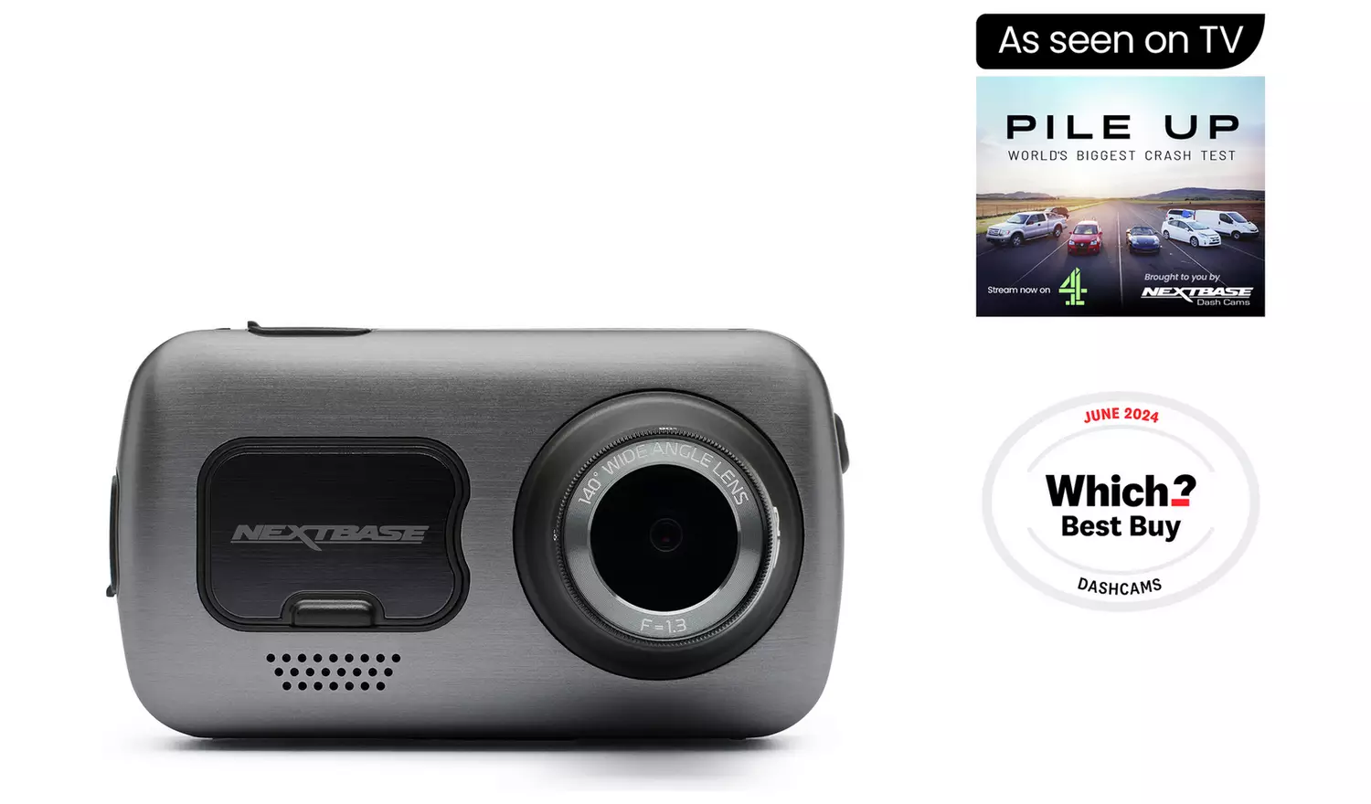 Nextbase 622GW Bluetooth Dash Cam Alexa Enabled