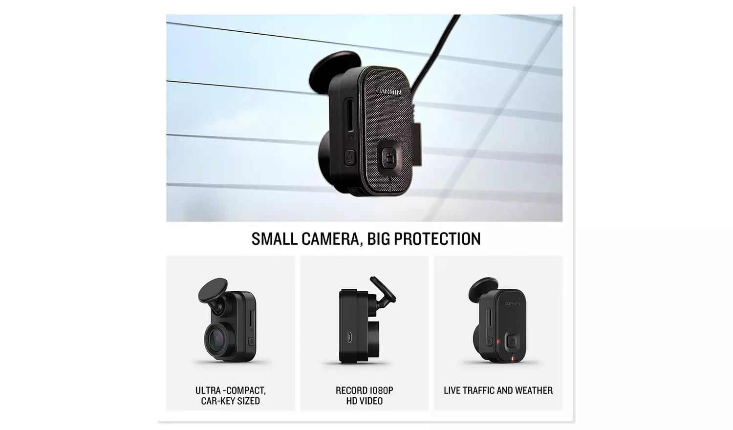 Garmin Mini 2 Car-key Size Dash Cam