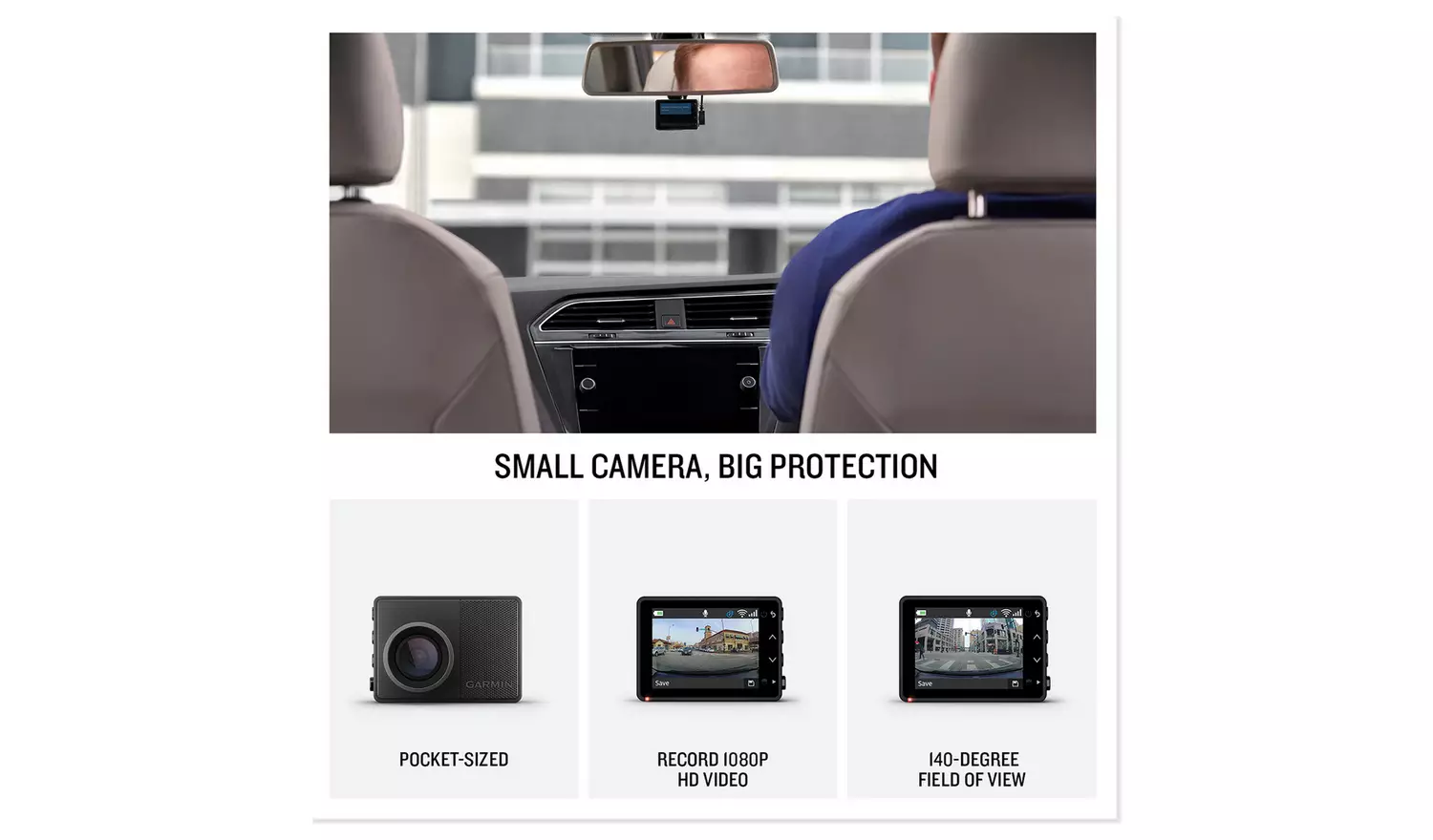 Garmin 1080p HD 47 Compact Dash Cam