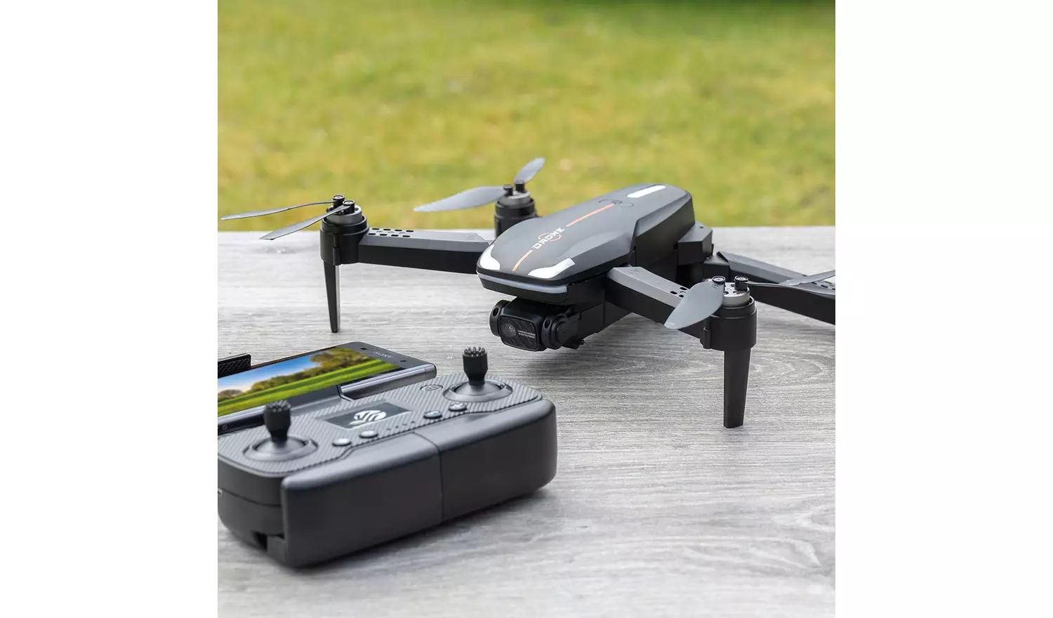 Menkind RED5 Titan GPS FPV 720MP Camera Drone - Blue