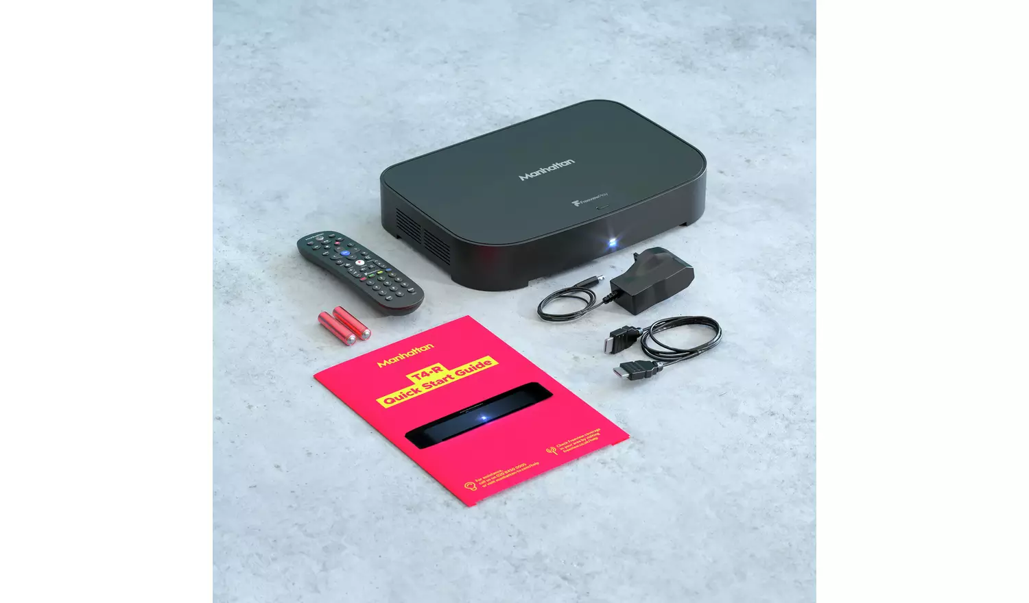 Manhattan T4-R 2TB Freeview Play 4K TV Recorder