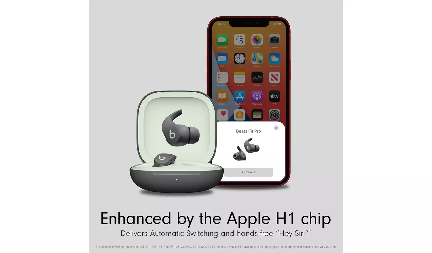 Beats Fit Pro True Wireless Noise Cancelling Earbuds - Grey