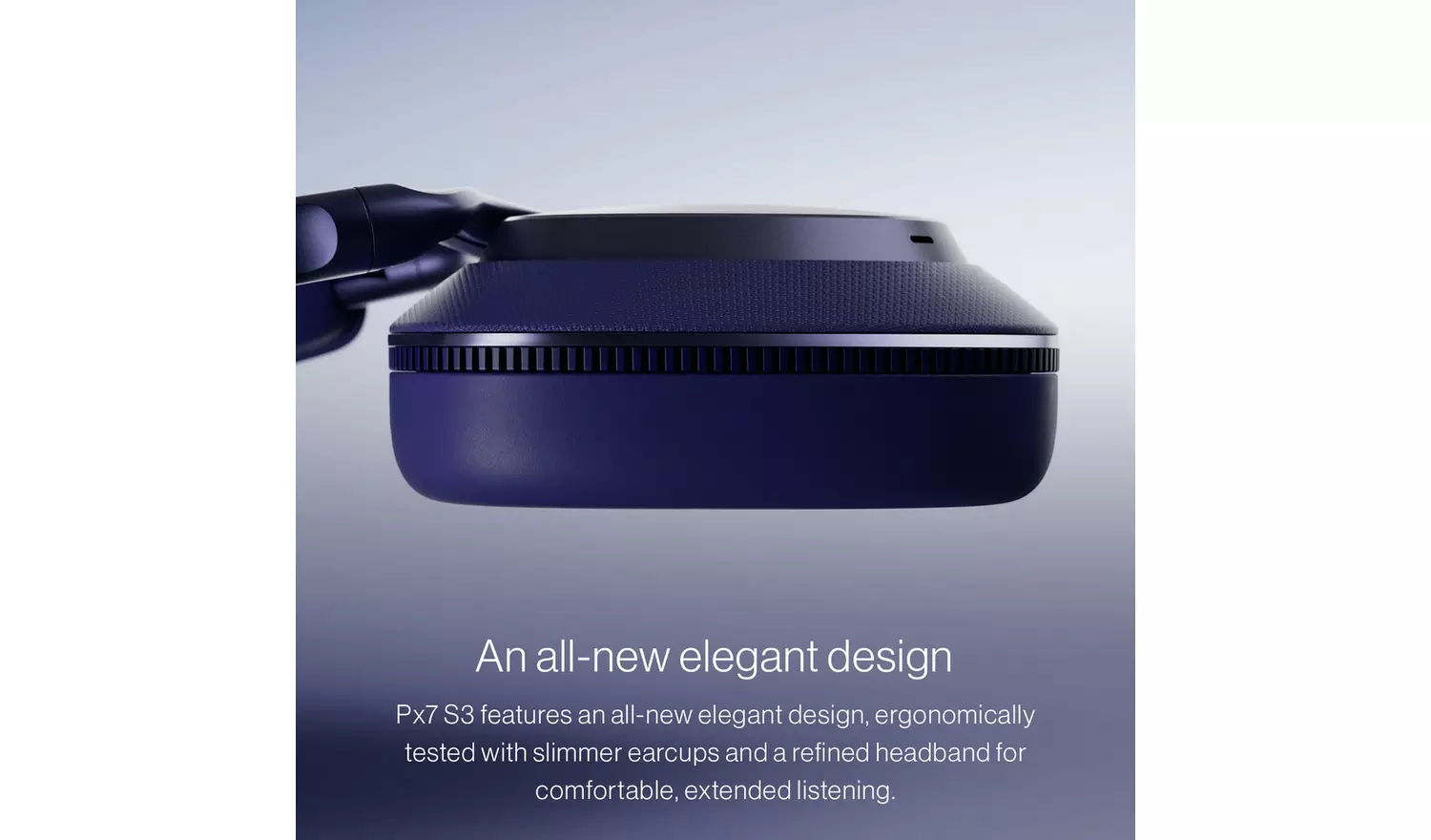 Bowers & Wilkins Px7 S3 Over-Ear Wireless Headphones – White