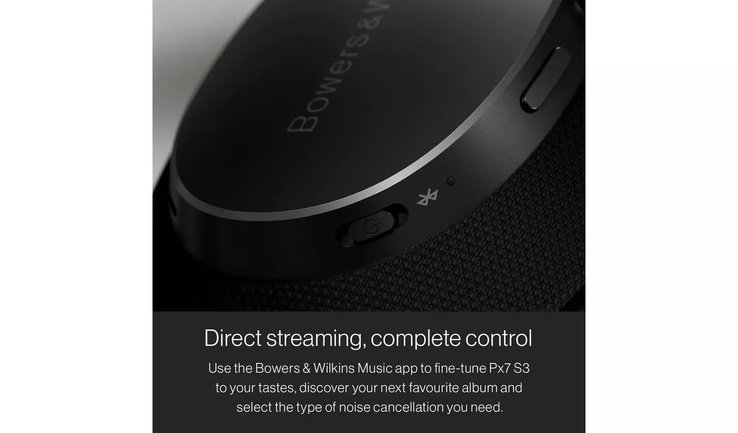 Bowers & Wilkins Px7 S3 Over-Ear Wireless Headphones – White