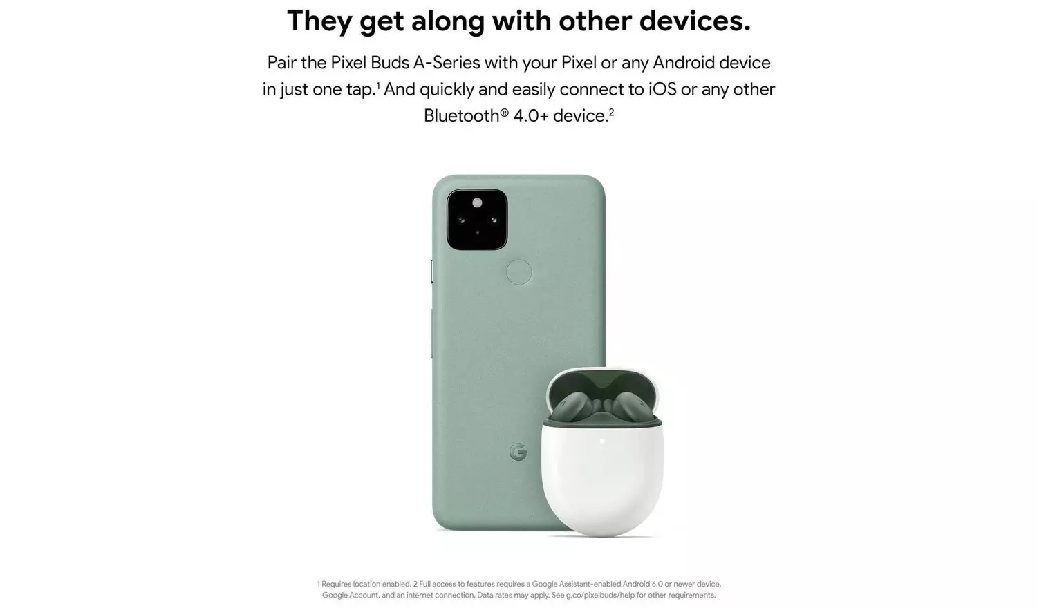 Google Pixel Buds A-Series In-Ear Wireless Earbuds - Olive