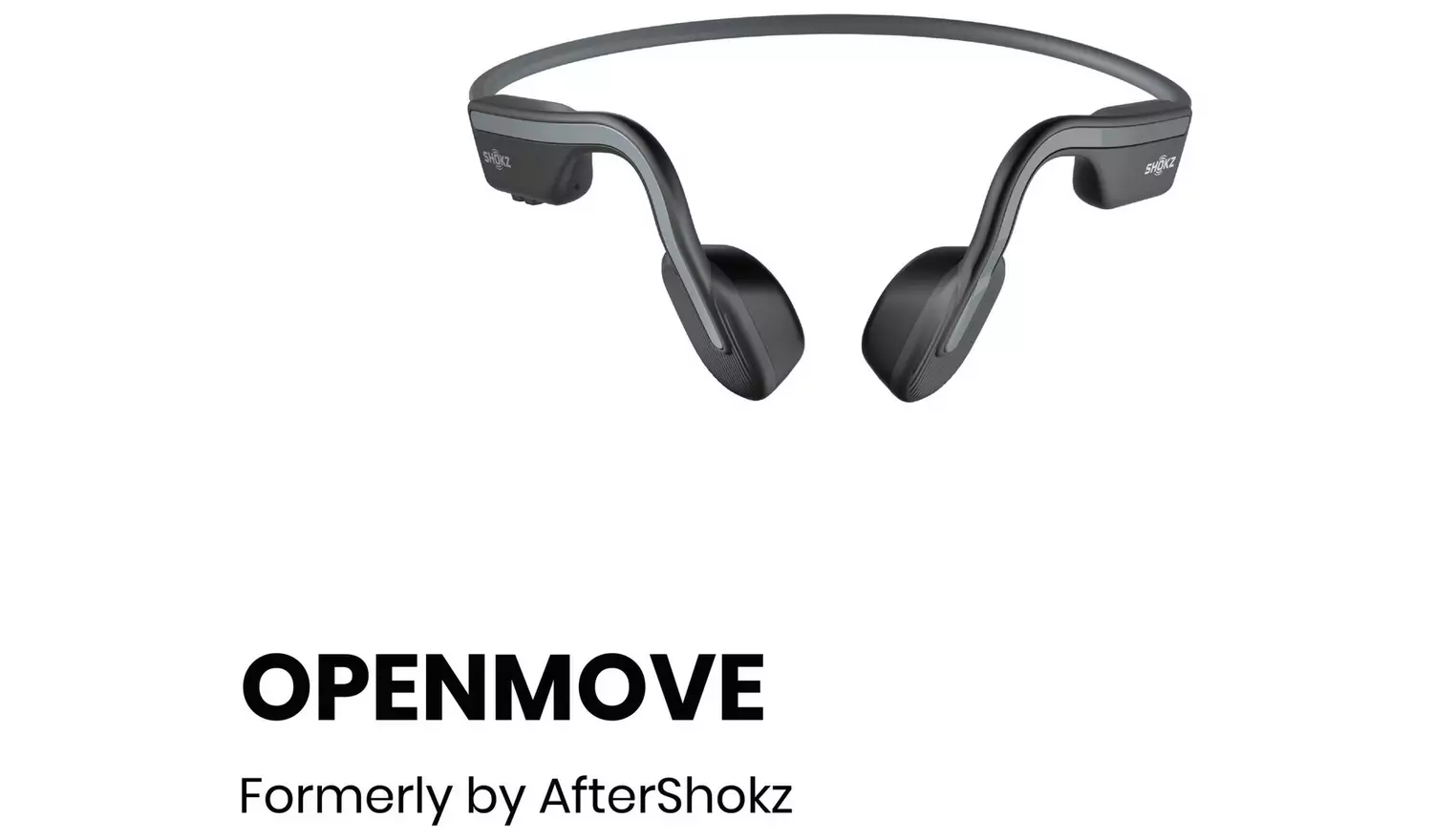 Shokz OpenMove Wireless Bluetooth Headphones - Grey