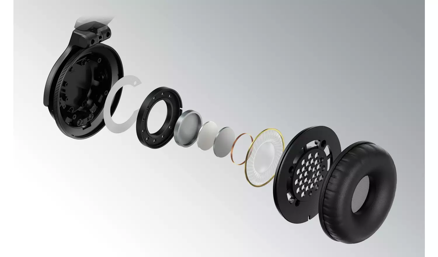 Pioneer DJ HDJ-CUE1 On-Ear Wired Headphones - Grey