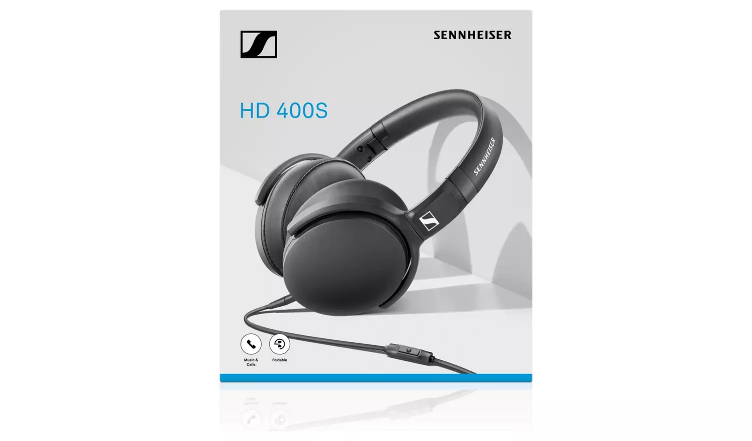 Sennheiser HD 400S Over-Ear Wired Headphones - Black