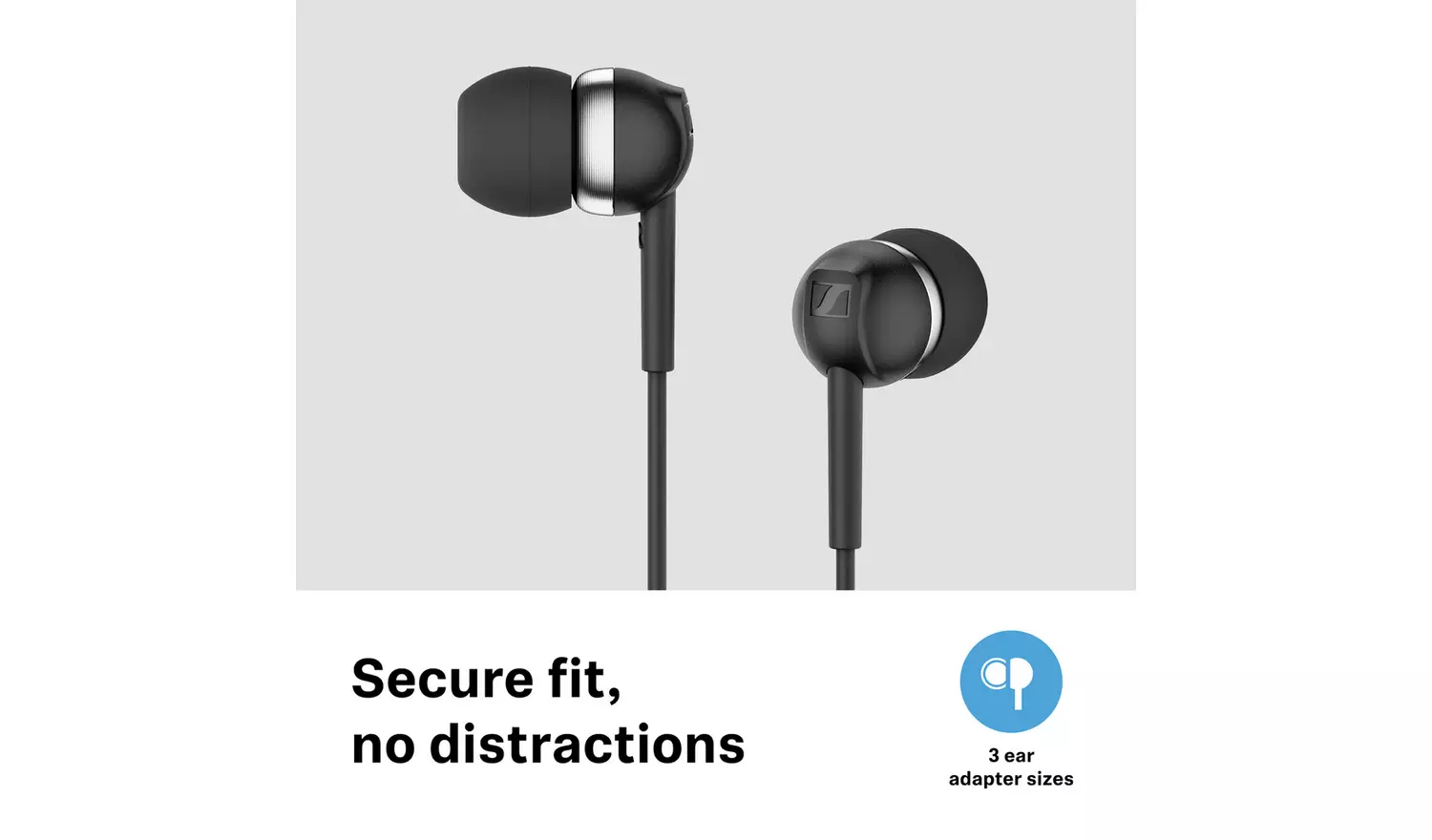 Sennheiser CX 80S In-Ear Wired Headphones - Black