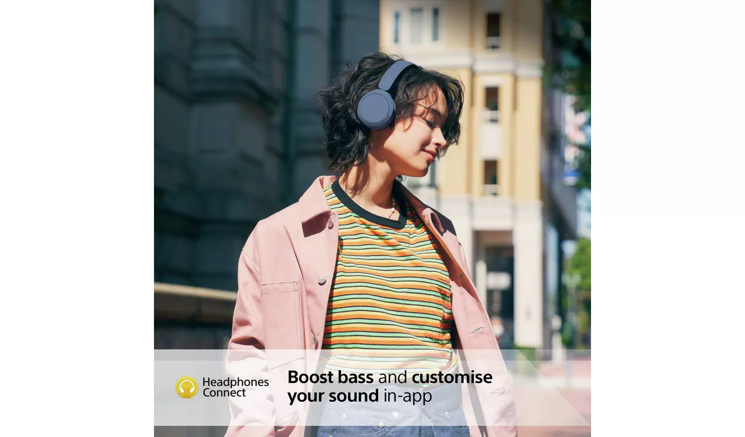 Sony WH-CH520 On-Ear Wireless Bluetooth Headphones - Blue