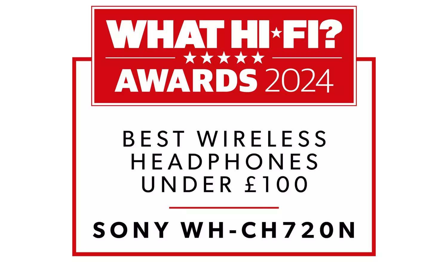 Sony WH-CH720N Over-Ear NC Wireless Headphones - Black