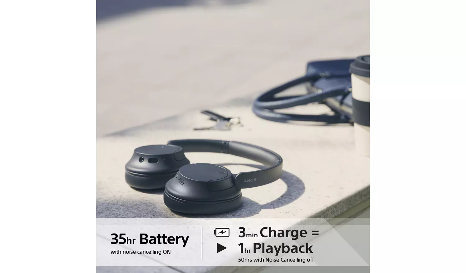 Sony WH-CH720N Over-Ear NC Wireless Headphones - Black