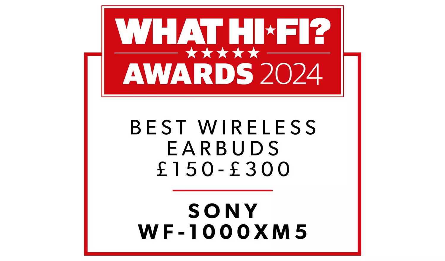 Sony WF1000XM5 ANC In-Ear True Wireless Earbuds - Black