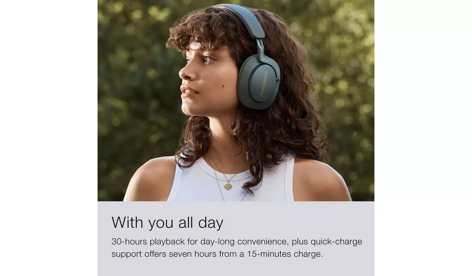 Bowers & Wilkins Px7 S2e Wireless Headphones - Cloud Grey