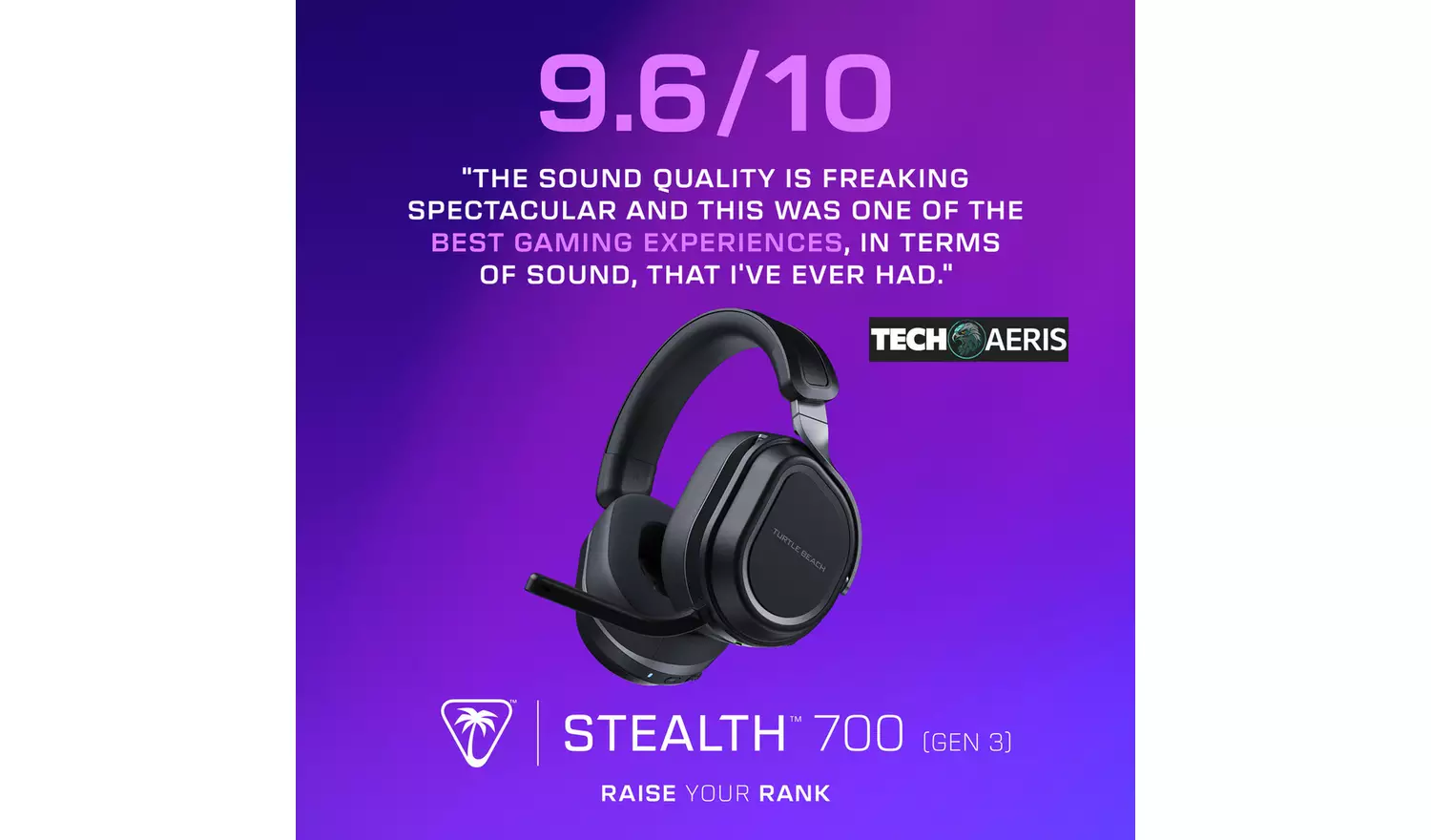 Turtle Beach Stealth 700 Wireless Xbox, PS, PC Headset Black