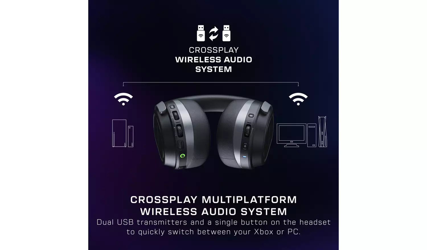 Turtle Beach Stealth 700 Wireless Xbox, PS, PC Headset Black