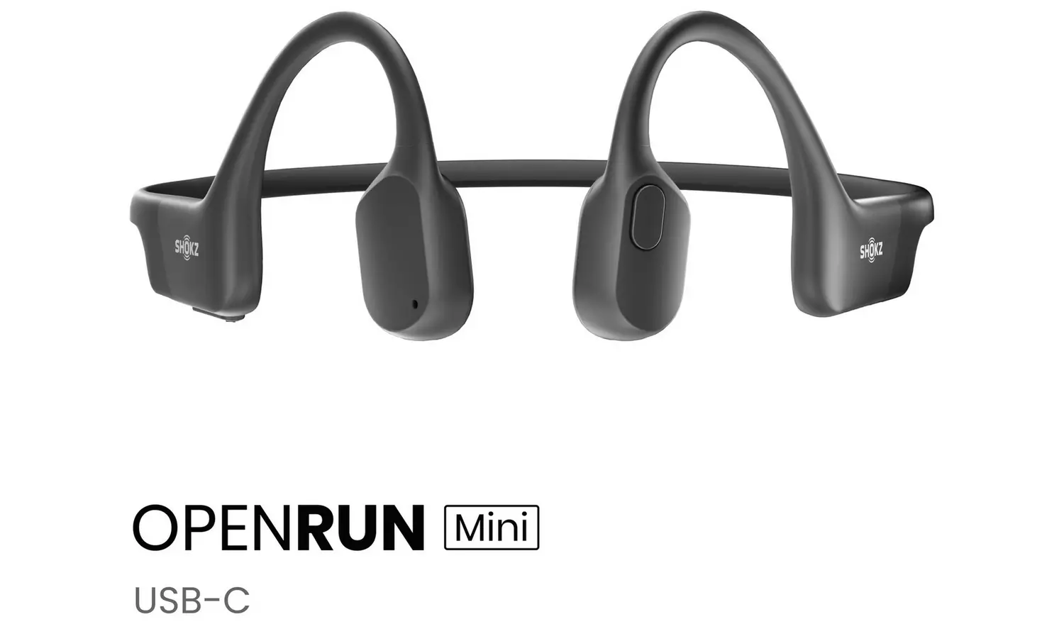 Shokz OpenRun Mini Wireless Bluetooth Headphones - Black